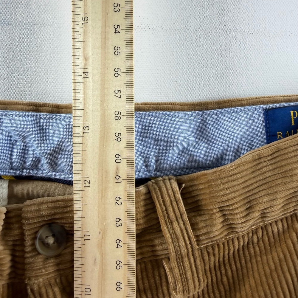 Polo Ralph Lauren Bedford Straight Fit Stretch Corduroy Pant Golden Brown 32x30 - Picture 15 of 16